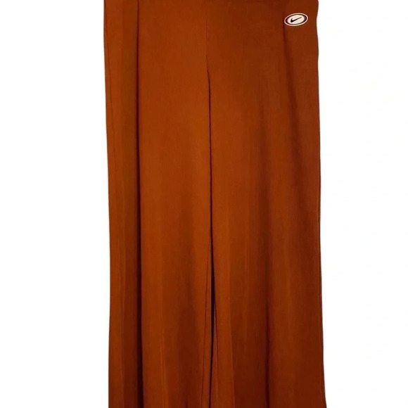 Nike Women's Orange Wide-Leg Pants - Picture 5 of 7